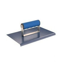 Bon 22-732 Edger - Blue Steel 9-inch X 6-inch - 1/4-inch Radius 3/8-inch Lip Comfort Grip Handle