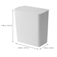 thumbnail image 2 of unbranded Basurero Compacto De Plástico Con Ideal Para De Oficina Y En Hogar, 2 of 8