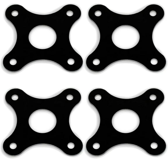 Wehrs Hood Pin Scuff Plates Black 4 Pack