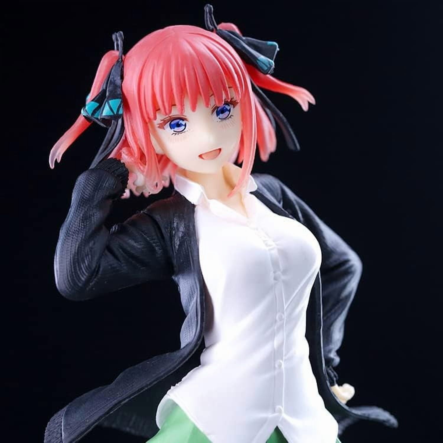 New Nakano Nino Figures, School Uniform Nino Action Figure Statue 20cm/7.9inch PVC Anime Character Model Collectible Decoration Craft Gift