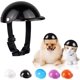 thumbnail image 1 of Casco para perro, casco para cachorro, mascota Chihuahua, protección al aire libre, protector solar, resistente a la lluvia, suministros para casco de perro (S, negro) Rojo Verde, 1 of 5