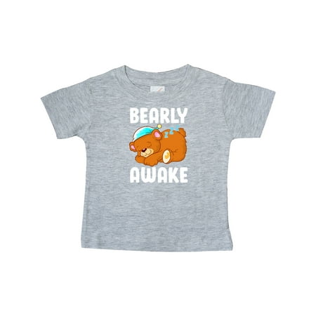 

Inktastic Baby Bear Bearly Awake Gift Baby Boy or Baby Girl T-Shirt