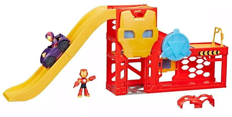 Marvel Iron Man & His Awesome Friends Iron Garage Playset
