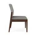 thumbnail image 2 of Pemberly Row Chaise d'Appoint Sans Accoudoirs pour Réception, Cadre en Bois, Gris, 2 of 5