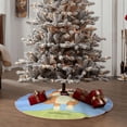 thumbnail image 3 of Lsque Bluey Print Christmas Tree Skirt with Ties and Velcro,Xmas Holiday Decorations, Adjustable Tree Skirt-48", 3 of 6