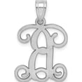 thumbnail image 3 of 14K White Gold 14Kw Laser-Cut High Polished Letter B Initial Pendant (25.41 X 18.28) Made In United States -Jewelry By Sweet Pea, 3 of 4