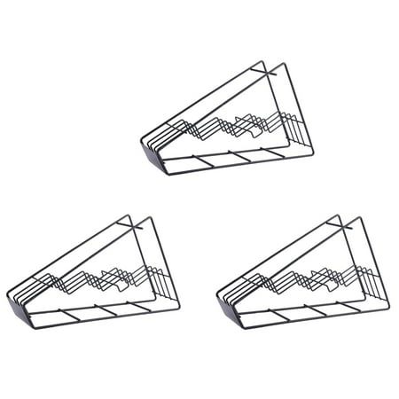 

3X 4 Wire Diplay Rack/ Syrup Rack Coffee Storage Rack Multifunction Milk Tea Cup Rack Display