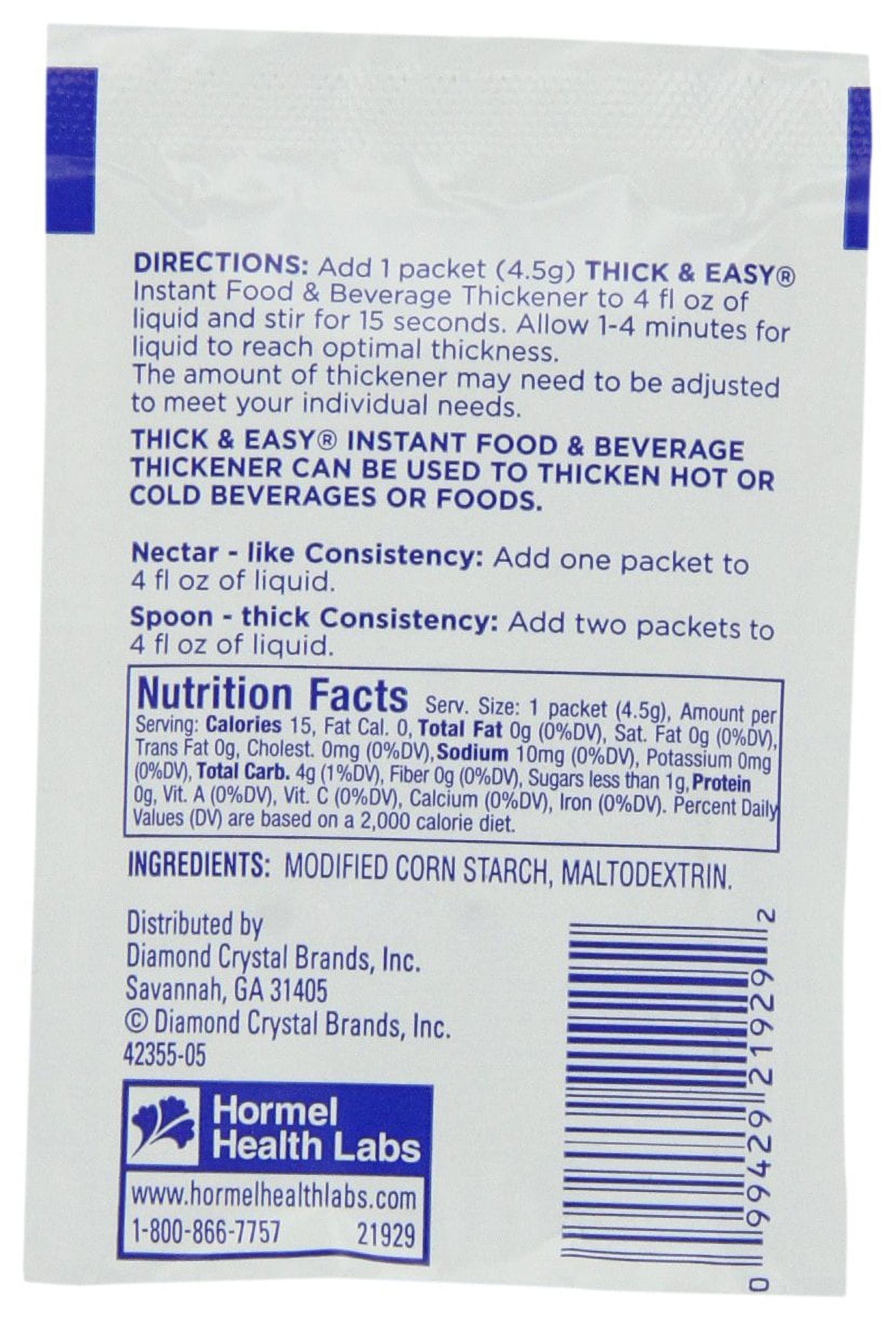 Thick & Easy Instant Food and Beverage Thickener