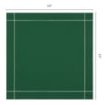 thumbnail image 6 of REGALWOVEN Set of 12 Cloth Napkins, Polyester Washable and Reusable Table Dinner Napkins for Home, Restaurant, Weddings, and Parties Dark Green 17x17inch, 6 of 6
