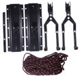 thumbnail image 3 of OUNONA 1 Set Steel Bike Storage Rack with Pulley System for Space Saving Design, 3 of 8