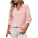 thumbnail image 2 of Ailaofu Womens Shirts Striped Dress Shirt Long Sleeve Collared Office Work Pinstripes Blouses Tops, 2 of 5