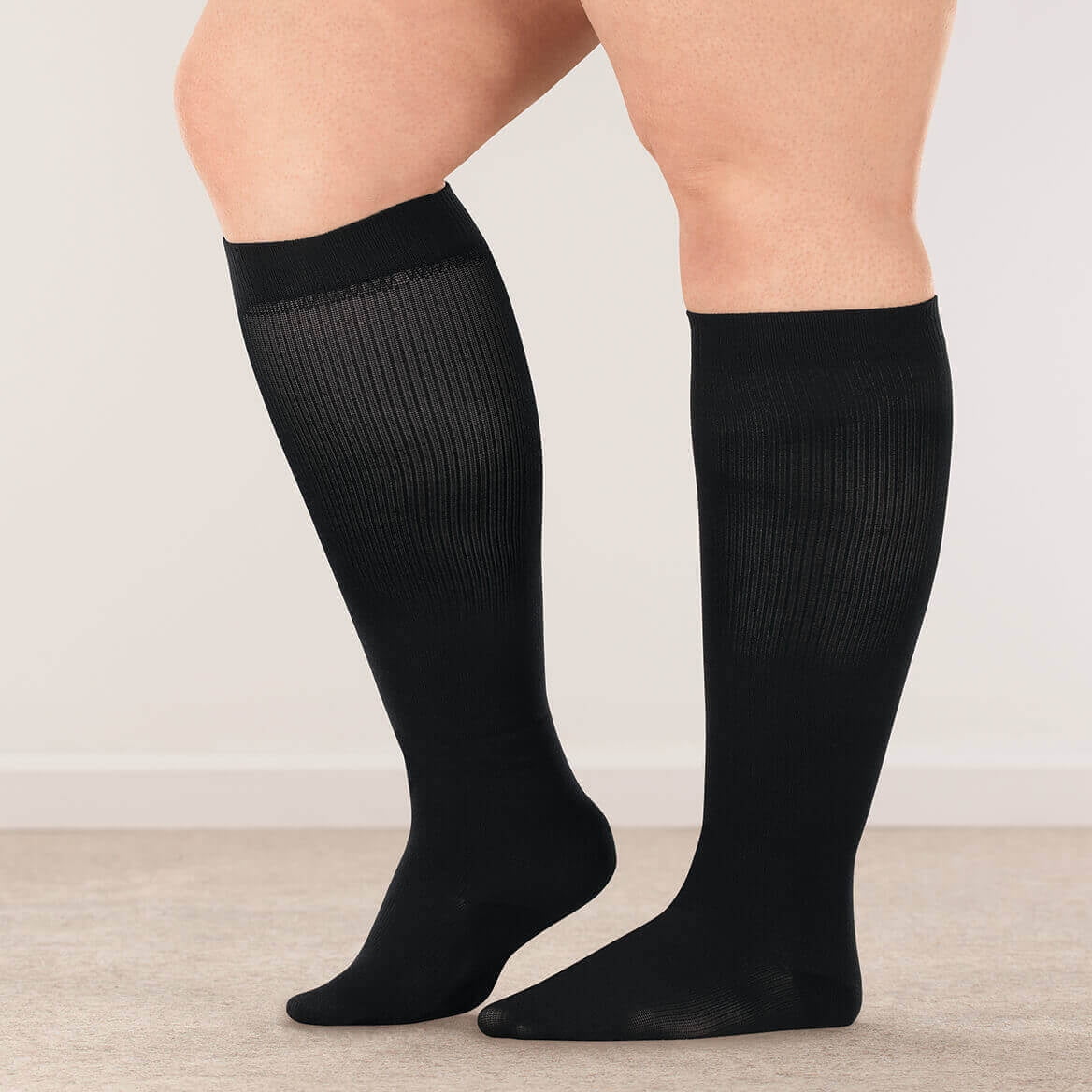 Full Flattery Wide Calf Women's Moderate Graduated Compression Socks |  Scrubs & Beyond