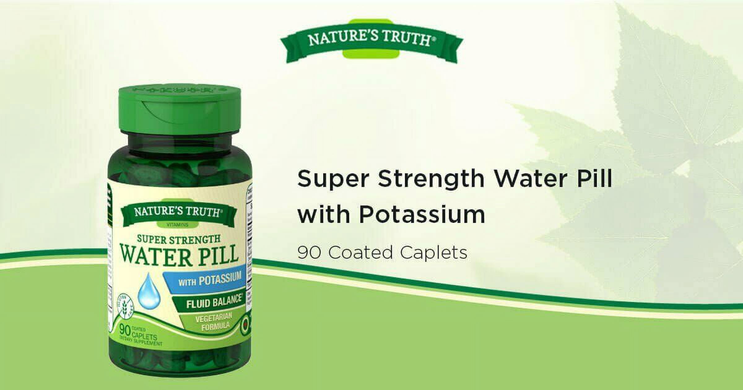 Nature's Truth Super Strength Water Pill with Potassium 90 Each - (Pack of 3)