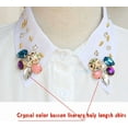 thumbnail image 2 of LoudSung False Collar Detachable Half Shirt Blouse Elegant Fake Collar Crystal Dickey Decorative Design for Women Girls, 2 of 9