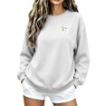 thumbnail image 5 of Sokhug Long Sleeve Halloween Sweatshirt Print Pullover Tops for Women Casual Round Neck Halloween Graphic Front Back Print Sweatshirt Fall Winter Holiday Casual Wear, 5 of 6