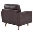 thumbnail image 5 of Modway Valour Leather Armchair in Brown, 5 of 9