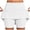 White, variant on Dagugfen Ribbed Knit Yoga Shorts for Women Stretchy Comfy Breathable Athletic Tennis Workout Shorts