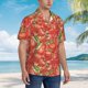 thumbnail image 3 of Fotbe Strawberry Camisa Hawaiana para Hombre Unisex – Camisa Casual de Verano con Botones de Manga Corta de Algodón y Lino,Small, 3 of 7