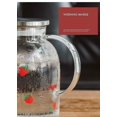 thumbnail image 5 of Coffee tea sets 1.8l summer big transparent borosilicate glass teapot kettle office drinkware glass jug 1800ml, 5 of 5