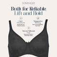 thumbnail image 4 of Dominique Lila Minimizer Bra #7001 – Seamless Full Figure Underwire Lingerie for Women, Smooths & Shapes, 4 of 6