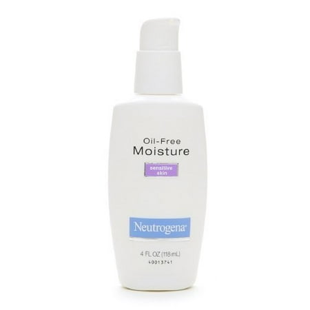 Neutrogena Oil-Free Moisture, Sensitive Skin, 4 (Best Face Shop Products For Oily Skin)