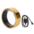 thumbnail image 2 of Smart Ring Fitness Tracker, Wearable Smart Ring Thin Lightweight Sleep Tracking IP68 Water Proof Camera Shutter Remote Gold  for Cycling for Men Type 6,Type 7,Type 8,Type 9,Type, 2 of 7