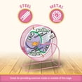 thumbnail image 4 of Prevue Pet Products 90013 Wire Mesh Hamster/Gerbil Wheel Toy for Small Animals, 8-Inch, Colors Vary, 4 of 5