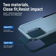 thumbnail image 7 of Feishell Case Fit for iPhone 11 Pro 5.8 inch,Military Grade Shockproof Protection Hybrid Armor Double Layer Hard PC + Soft TPU Drop Resistant Anti-Fingerprint Phone Cover,Blue, 7 of 7
