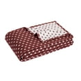 thumbnail image 5 of Sterling Creek Dawson Red White Star Muslin Throw Blanket Three Layers Lightweight Cotton Gauzy Blanket Throw, 5 of 9