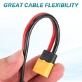 thumbnail image 4 of Uxcell XT60 Extension Cable, 12AWG 20 ft Male to Female Tinned Copper XT60 Connector Power Cable for RC Batteries, Portable Power Station, Solar System, 4 of 6