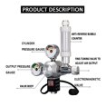 thumbnail image 4 of Régulateur de CO2 Hydroponique avec Valve de Contrôle Système de Contrôle par Solénoïde Kit de Réduction de Pression de CO2 pour Aquarium, Installation Facile, 4 of 7