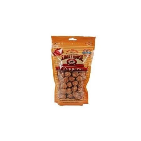 SmokeHouse Poppers Chicken Dog Treats, 8 Oz