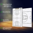 thumbnail image 2 of NETSENG Presse-Panneaux de Basketball pour Entraîneurs Effaçable à Sec Double Face pour Entraîneur, 2 of 6
