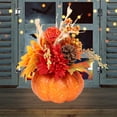 thumbnail image 4 of YIMWNYI Halloween Pumpkin Decoration with Sunflower, Foam Decorative Table Centerpiece, Fall Party Decor, Mini Pumpkin Props for Halloween, Thanksgiving, Autumn Home Décor, Photo Shoot Accessories, 4 of 6