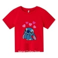 thumbnail image 3 of Camisetas de Stitch, ropa para niños, ropa para niñas, ropa para bebés, niños, moda de anime, camisetas casuales de dibujos animados para niños de verano, manga corta, 3 of 5