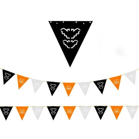 

Pennant Bat Pumpkin Pull Flag Festival Party Decoration Black White Orange Hollow String Flag Beads Window Panel Antique Stained Glass Windows Pretty Easter Eggs Craft Pearls on String Swinging