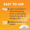 thumbnail image 4 of Fresh Effects Odor Neutralizing Baking Soda Pouches, Long-Lasting Fragrance-Free Odor Absorber for Shoes, Cars, Home & Small Spaces, 5 Count, 4 of 4