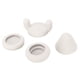 thumbnail image 1 of Silicona 4 Piezas Mini Masajeador Cabeza De Repuesto Silicona Segura Aliviar La Fatiga Masajeador De Tejido Profundo Cabeza Gris Claro, 1 of 7