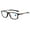 Grey, variant on Men Blue Light Blocking Sports Black Reading Glasses 2.50 Ultra-light Two-tone Presbyopic Glasses Square Readers +2.50