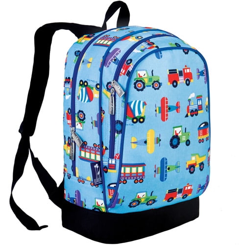 Wildkin Olive Kids Trains, Planes & Trucks Sidekick Backpack by Wildkin