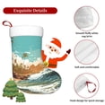 thumbnail image 7 of Cauagu Coastal Palm Beach for Christmas Stockings,1-Pack Large Xmas Stocking Holiday and Farmhouse Stocking Fit for Christmas Holiday Party Decoration(17.7*11 Inch), 7 of 7