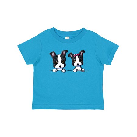 

Inktastic Boston Terriers (Dark Apparel) Gift Toddler Boy or Toddler Girl T-Shirt