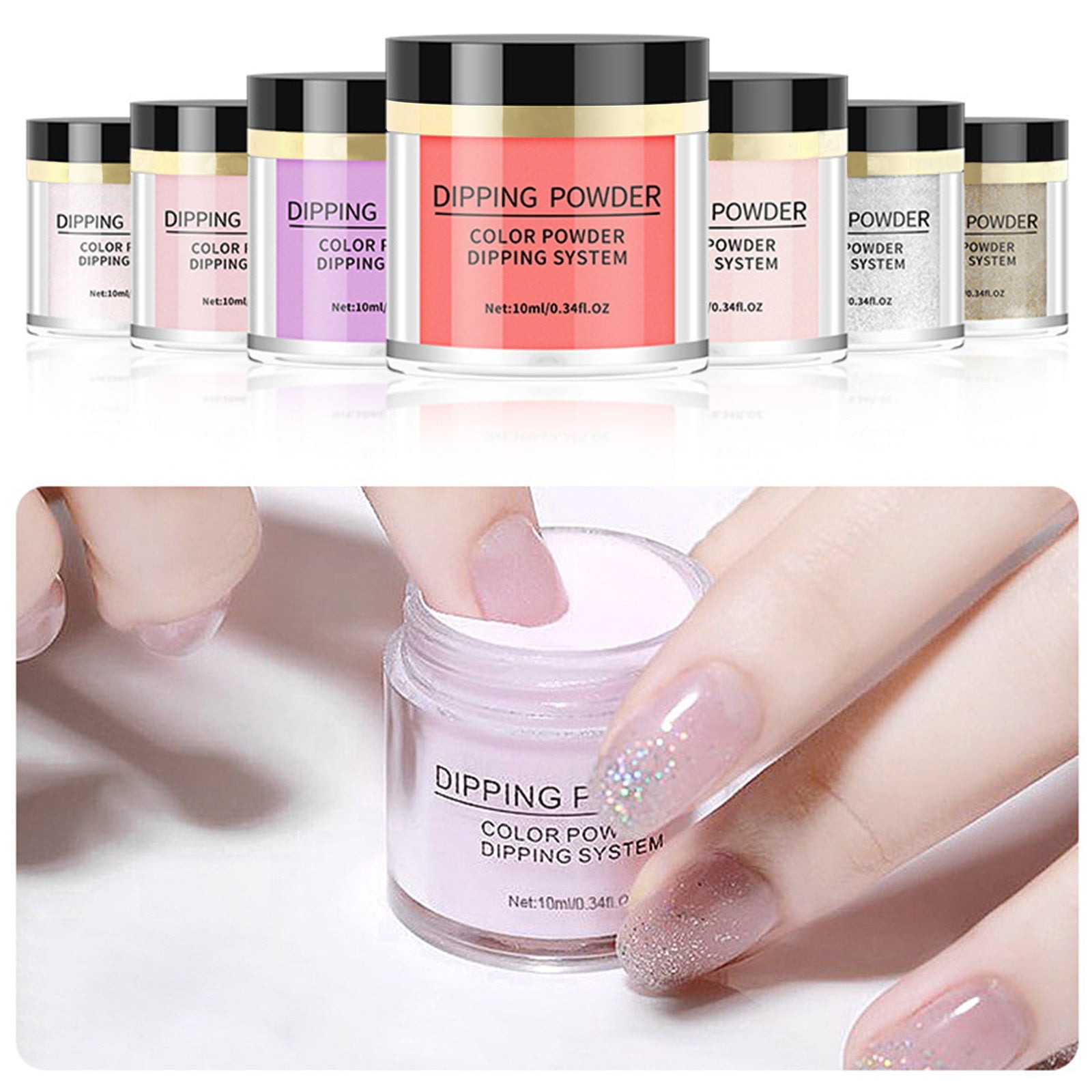 ASEIDFNSA Chrome Powder for Gel Nails Beads Nail Powder Nai Art Glitter Supplies Ultra Thin Glitter Powder for Acrylic Nai Artt Gel Polishing Dipping Powder Kit Nai Art Decoration Design Nai Art Pain