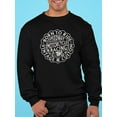thumbnail image 2 of Speedway Motorcycle Racers Sweatshirt Men -Image by Shutterstock, Male 4X-Large, 2 of 4