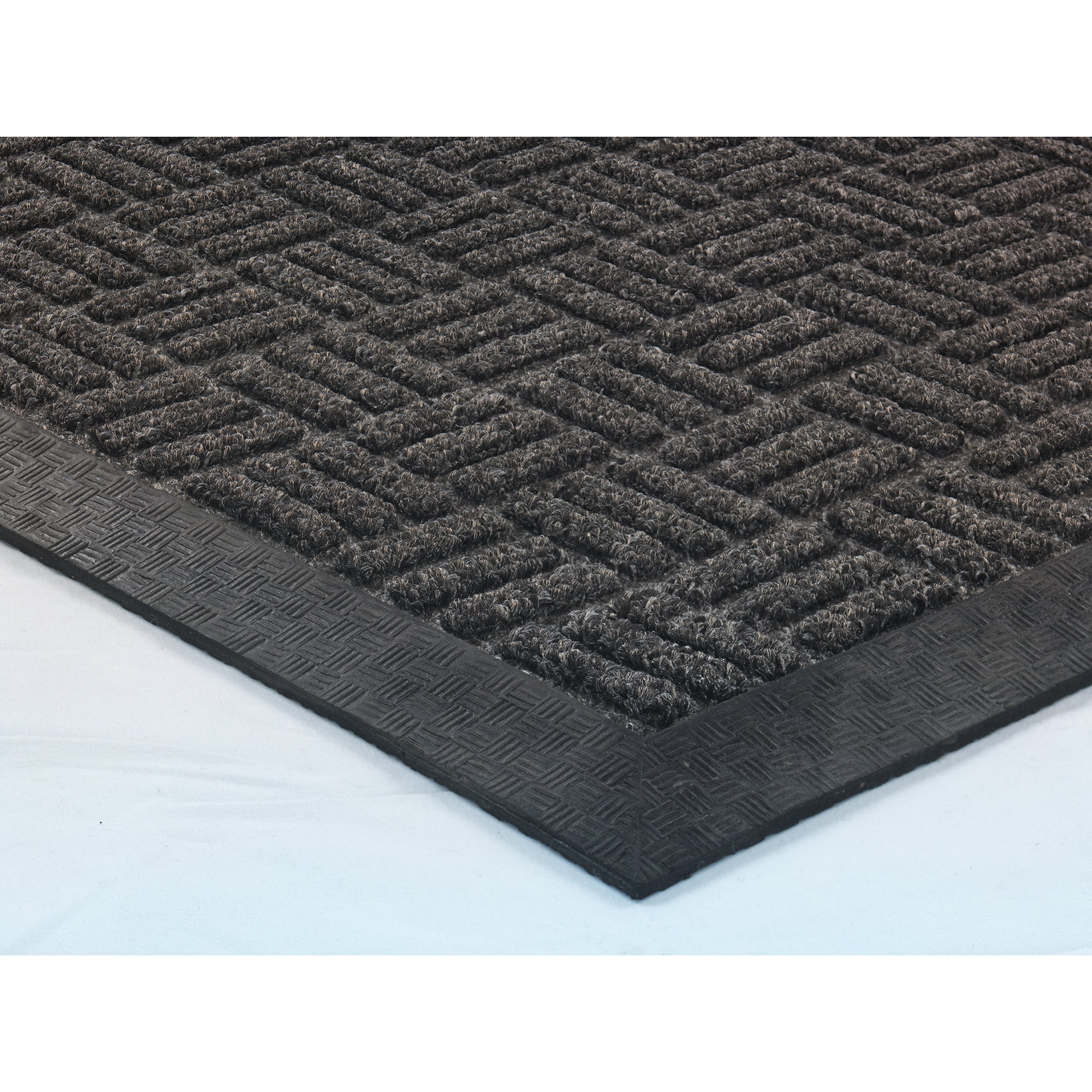 Ahron Non-Slip Geometric Outdoor Doormat
