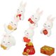 thumbnail image 4 of Adorable Bunny Statues Made of Resin for Decor Use Assorted Color Miniature Figurines 8Pcs, 4 of 4