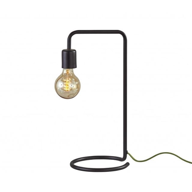 7.25" X 9" X 16.5" Brushed Steel Metal Desk Lamp