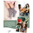 thumbnail image 6 of Womens Fuzzy Slipper Socks Soft Cozy Fluffy Microfiber Winter Warm Plush Sleep Christmas Socks, 6 of 6