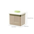 thumbnail image 3 of Mauxuk Airtight Food Storage Container, Push-Button Sealed Plastic Canister for Dry Food, Grain, Cereal, 0.16 Gallon, BPA-Free, Stackable, 3 of 7