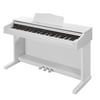 Ansley&HosHo Digital Piano Standard Keyboard Piano for Beginner/Adults with Stand+Adapter+3-Sustain Pedal Board 88 Key White